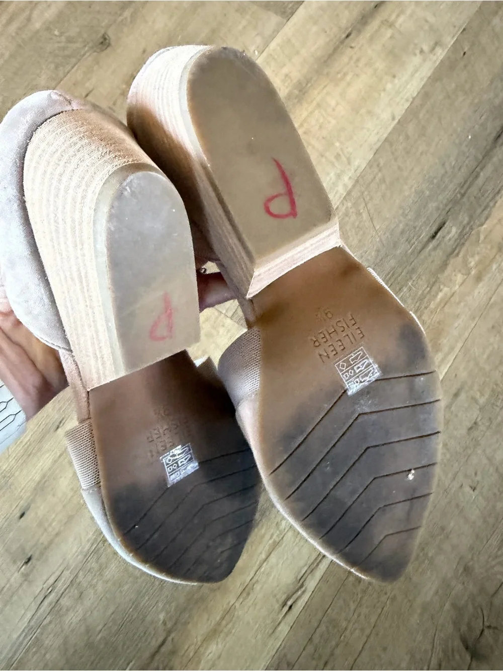 Eileen Fisher Hilly Wedge D'Orsay Wedge Pump | Beige